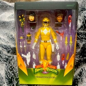 Super 7 Ultimates!!! Putty Patroller And Yellow Power Ranger